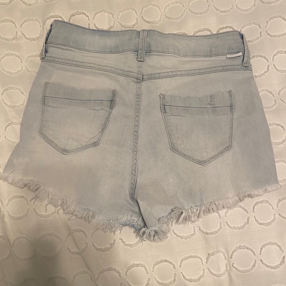 High Rise Jean Shorts - Picture 2 of 4